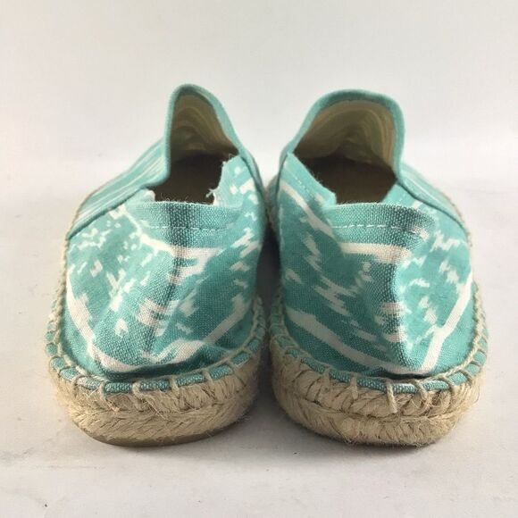 Soludos womens espadrille shoes comfort flats green size EU 37 US 6 - Picture 4 of 8